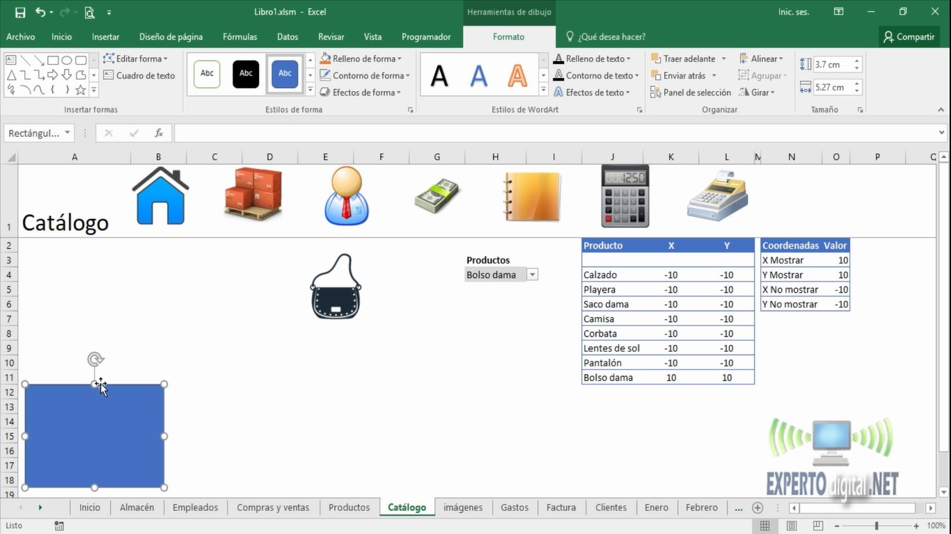 diagrama de dispersion con excel