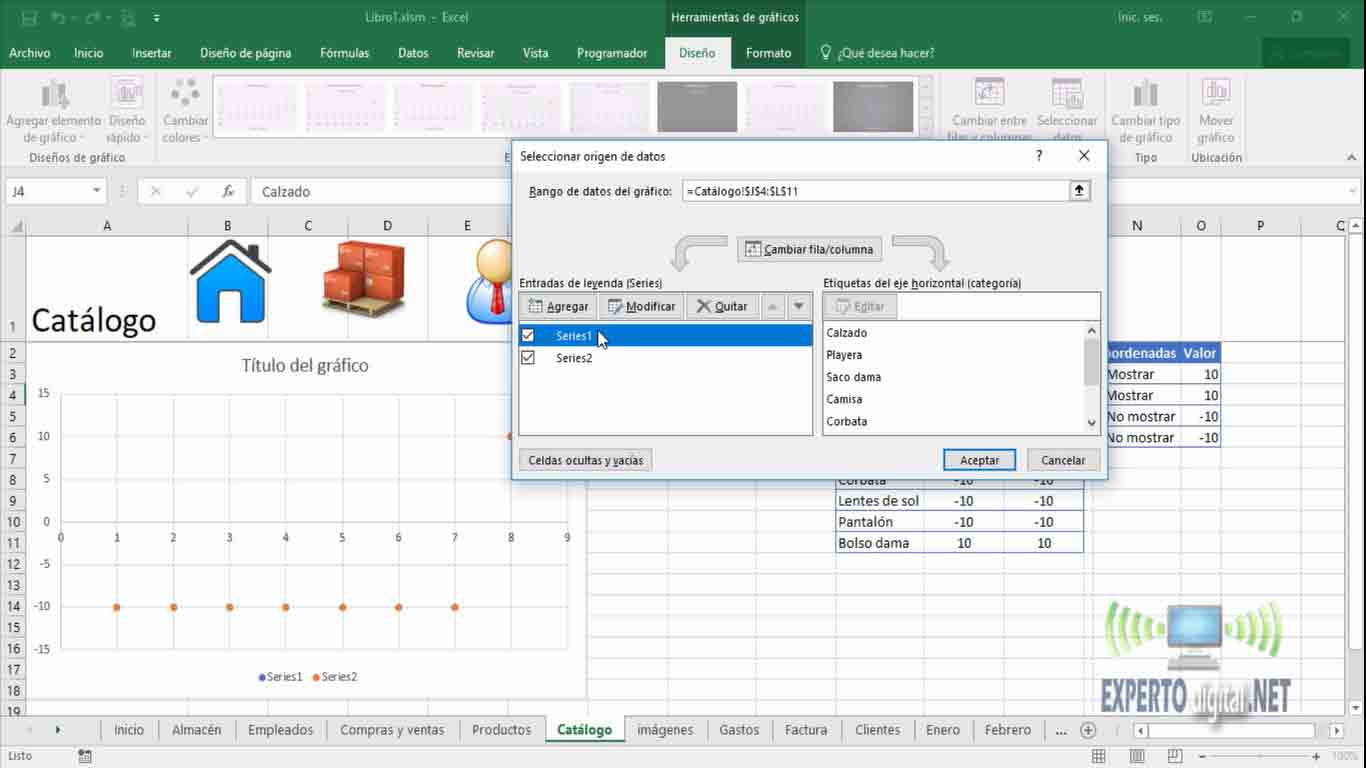 para que sirve la grafica de dispersion en excel